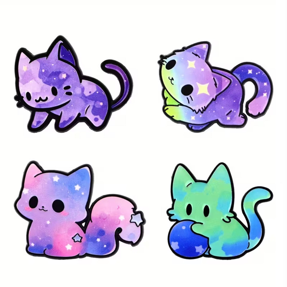 Pin's Chat Galaxie Lumineux