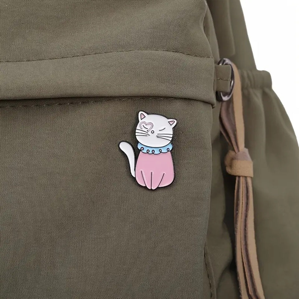 Pin's Chat Coloré Brillant