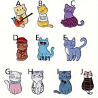 Pin's Chat Coloré Brillant