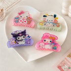 Pince à Cheveux Mignonne en Acrylique Rose Hello Kitty