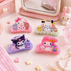 Pince à Cheveux Mignonne en Acrylique Rose Hello Kitty