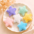 Étoile en Peluche Douce aux Couleurs Pastel