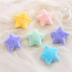 Étoile en Peluche Douce aux Couleurs Pastel
