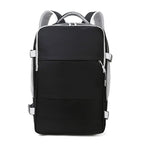 Sac à dos de voyage rose étanche pour femme, anti-vol, USB - Câlin Kawaii