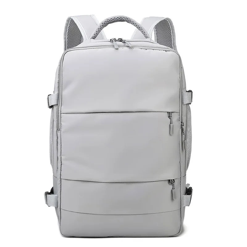 Sac à dos de voyage rose étanche pour femme, anti-vol, USB - Câlin Kawaii