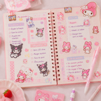 Planche de Stickers Sanrio Colorés