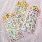 Lot Kawaii Capybara de 7 Articles Mignons