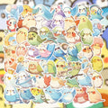 Lot de 2 Planches de Stickers Perruches et Perroquets