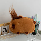 Trousse peluche capybara kawaii dessin animé pour étudiants - Câlin Kawaii