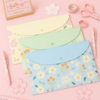 Pochette en Plastique à Motif Floral