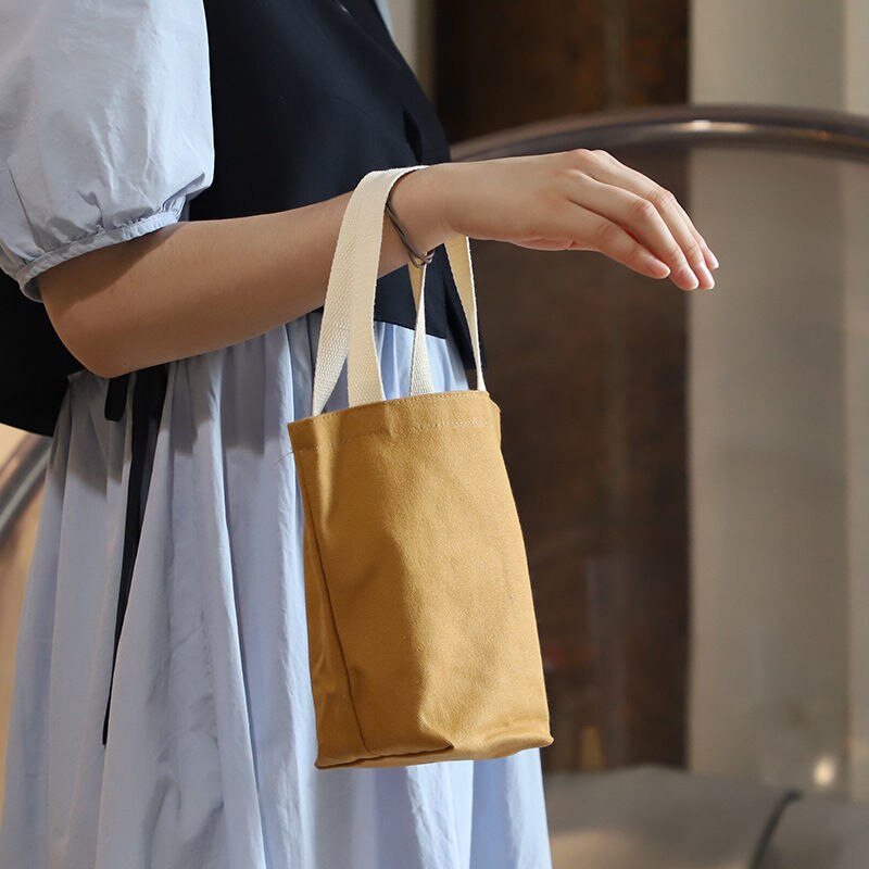 Sac porte-bouteille portable pour bubble tea à emporter - Câlin Kawaii