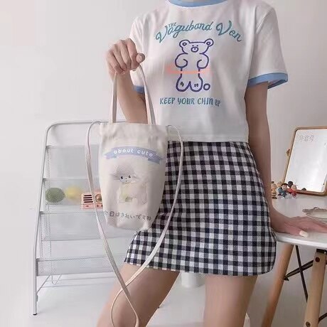 Sac porte-bouteille portable pour bubble tea à emporter - Câlin Kawaii