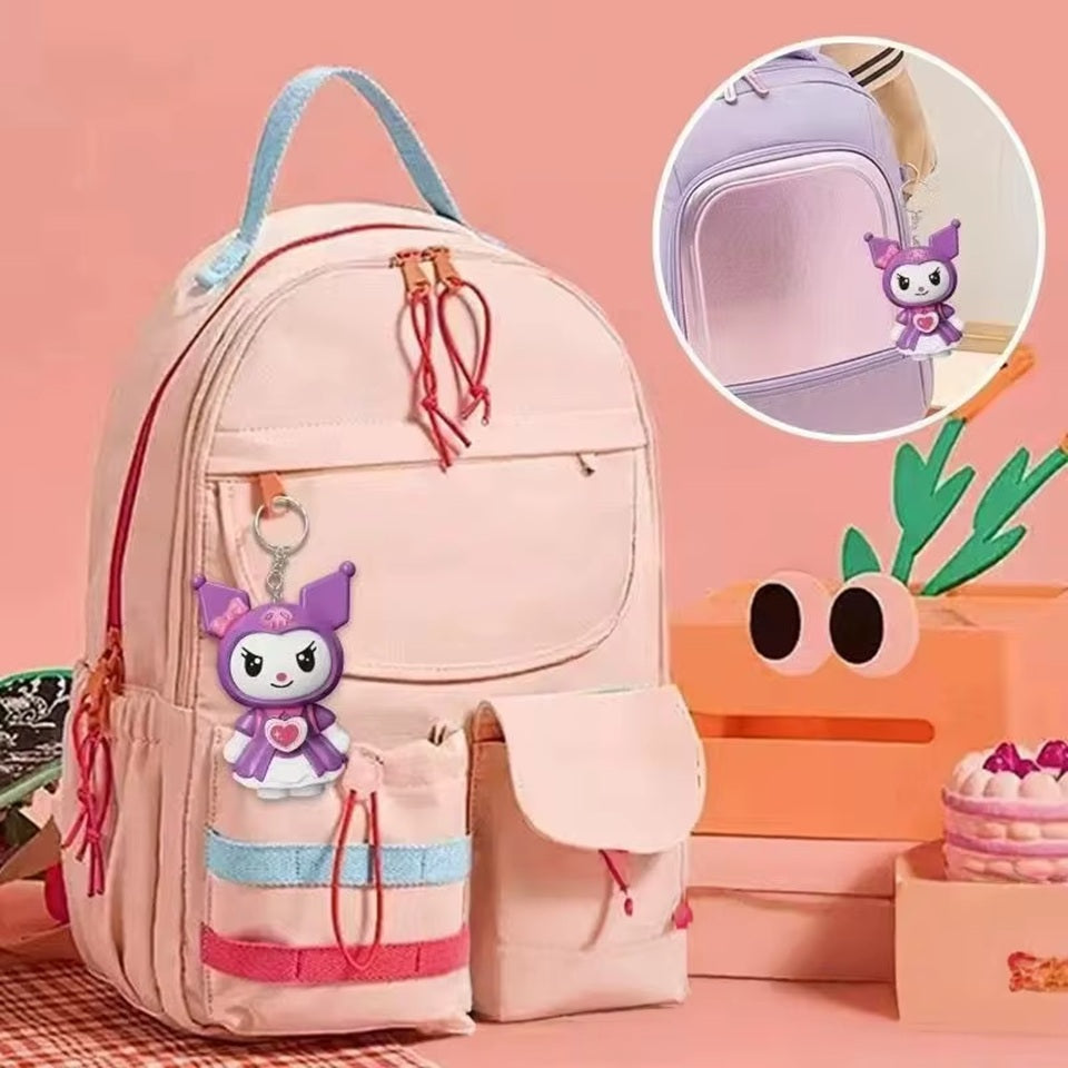 Porte-clés Kuromi aux Expressions Multiples