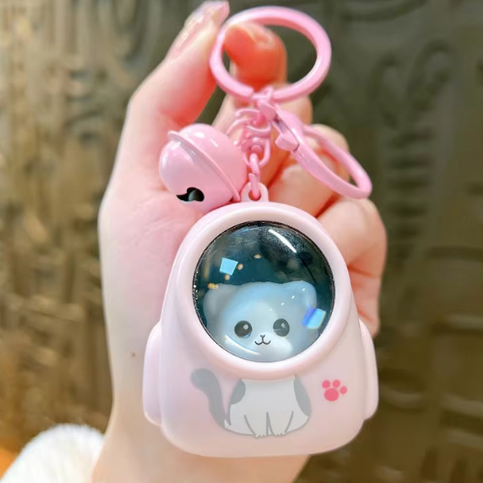 Porte-clés lumineux en Forme de Chat