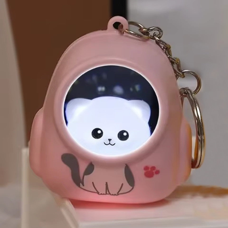 Porte-clés lumineux en Forme de Chat