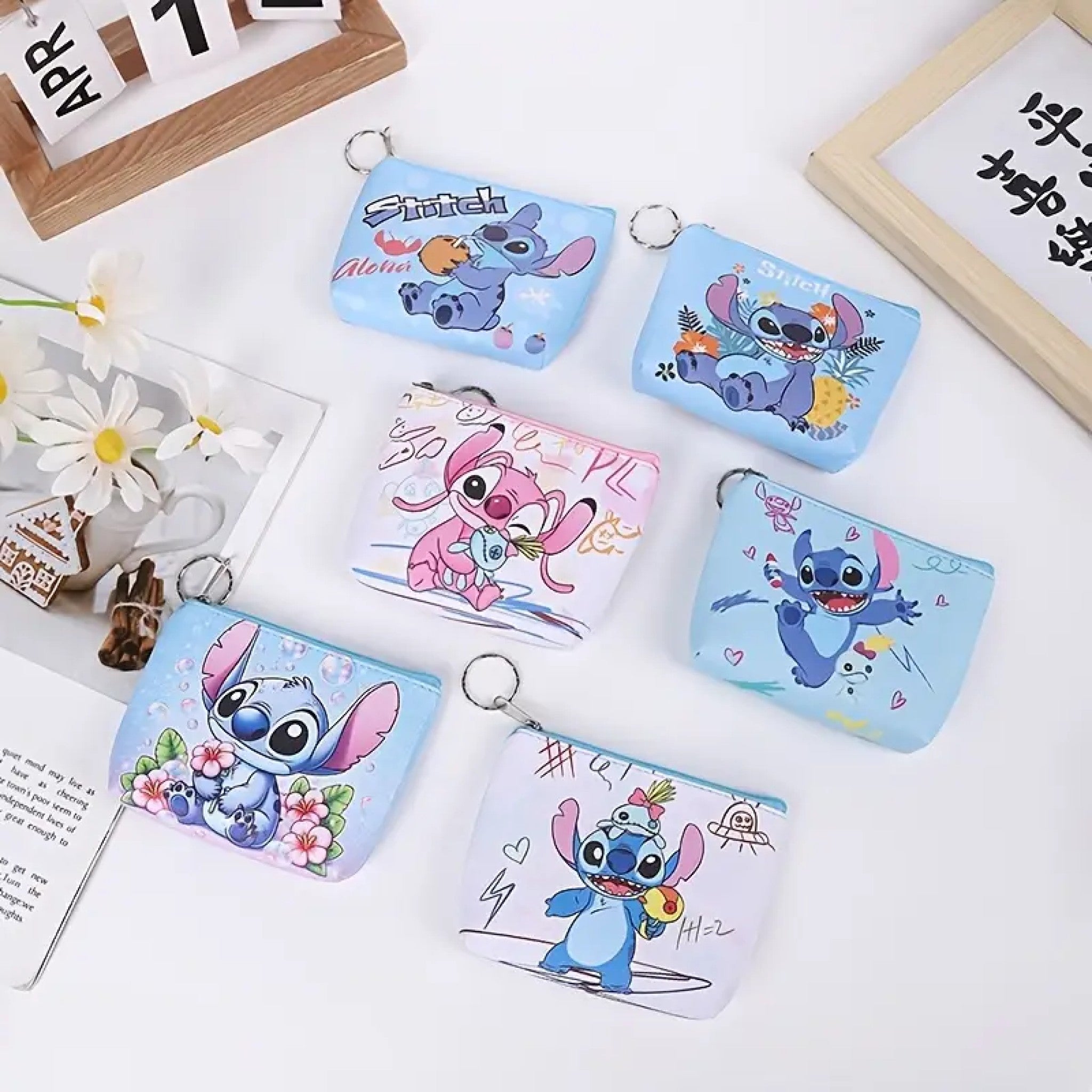 Porte-monnaie Stitch Angel Compact