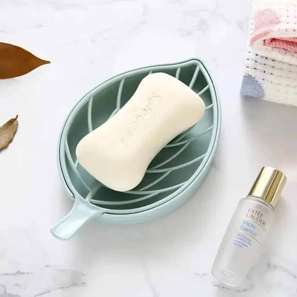 Porte-Savon en Forme de Feuille