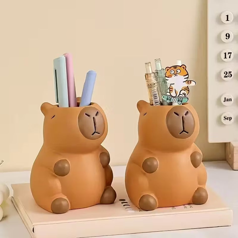 Pot à Crayons Capybara Mignon