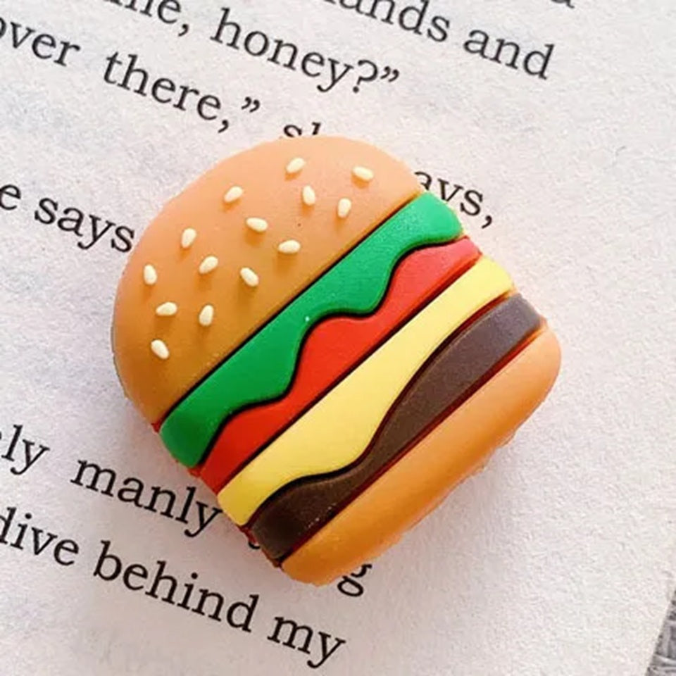 Protège-Câble en Silicone Forme Hamburger
