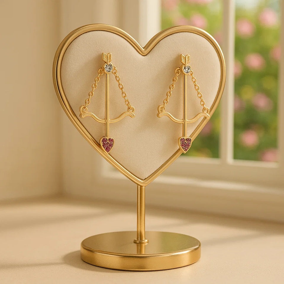 Boucles d'Oreilles Arc de Cupidon