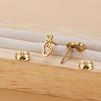 Boucles d'Oreilles en Forme de Cœur
