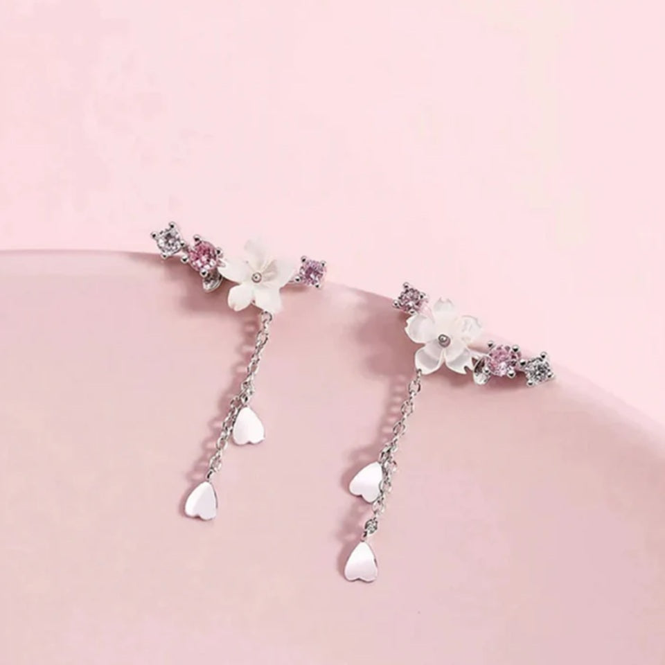 Boucles d'Oreilles Fleurs de Sakura