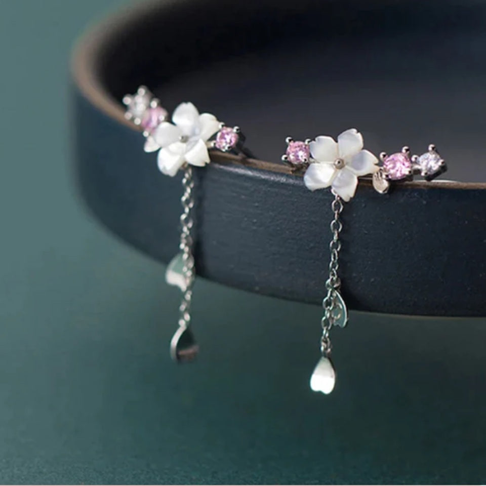 Boucles d'Oreilles Fleurs de Sakura