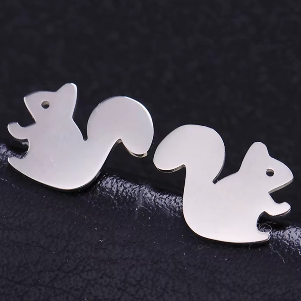 Boucles d'Oreilles Écureuil Mignon
