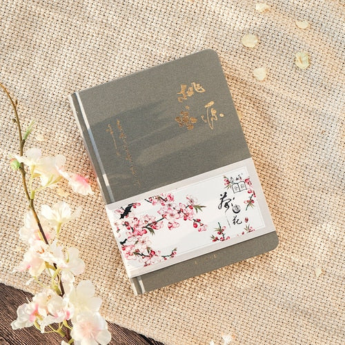 Carnet Fleurs de cerisier Sakura - Câlin Kawaii
