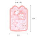 Tapis de souris de bureau Chat Sakura - Câlin Kawaii