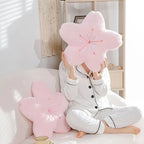 Coussin en Peluche Sakura Rose Pâle