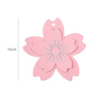 Dessous de plat en silicone fleur de sakura pour plats chauds - Câlin Kawaii