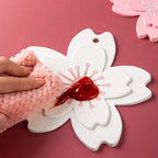 Dessous de Plat en Silicone Rose Fleur de Cerisier