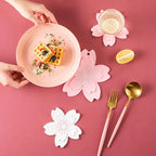 Dessous de Plat en Silicone Rose Fleur de Cerisier