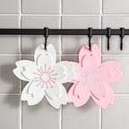 Dessous de Plat en Silicone Rose Fleur de Cerisier