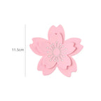 Dessous de plat en silicone fleur de sakura pour plats chauds - Câlin Kawaii