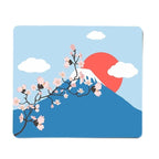 Tapis de bureau Sakura Montagne - Câlin Kawaii