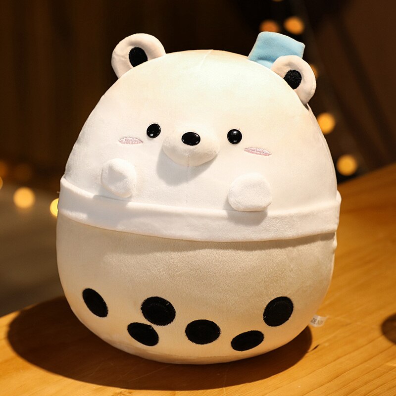 Peluches Shoppu Boba Milk Tea - Câlin Kawaii
