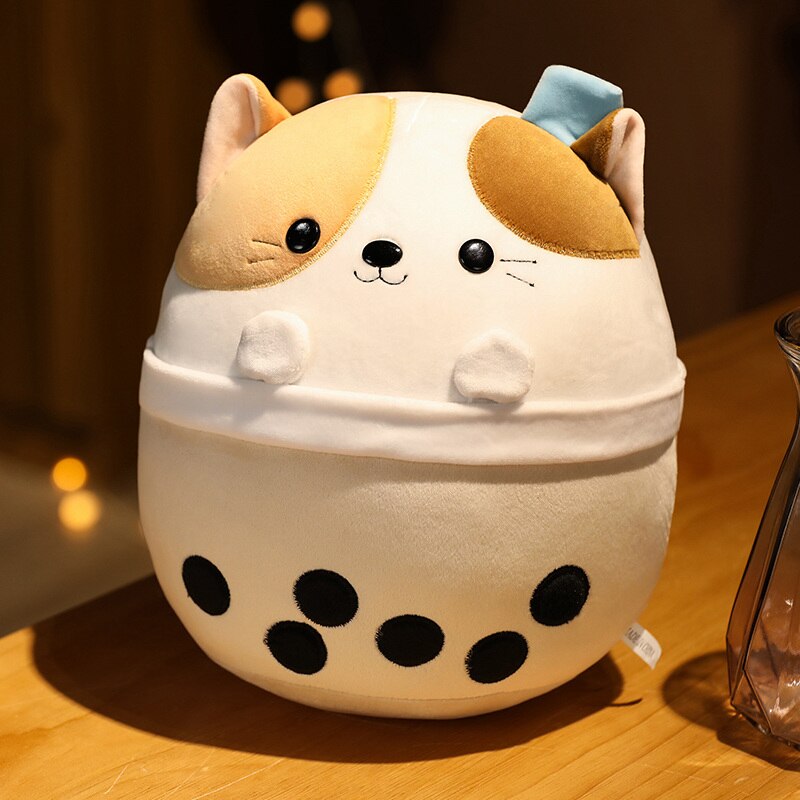 Peluches Shoppu Boba Milk Tea - Câlin Kawaii