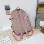 Sac à Dos Kawaii Vert Sauge Clair avec Poches Vitrines