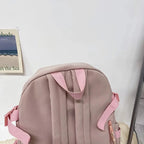 Sac à Dos Kawaii Vert Sauge Clair avec Poches Vitrines