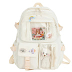 Sac à dos scolaire Shoppu Study Essential ITA multi-poches - Câlin Kawaii