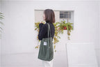 Sac Cabas en Velours Côtelé Marron Camel