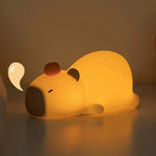 Veilleuse Capybara Endormi à Fruit Rouge