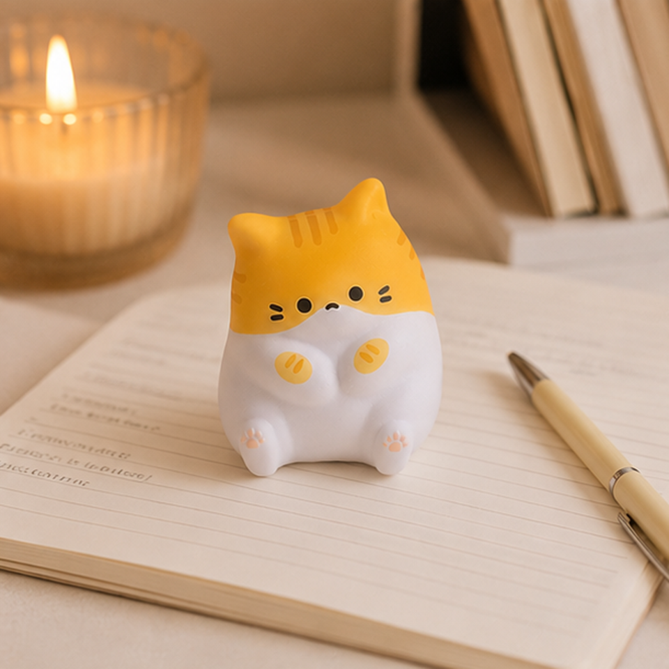 Chat Squishy Dodu Coloré