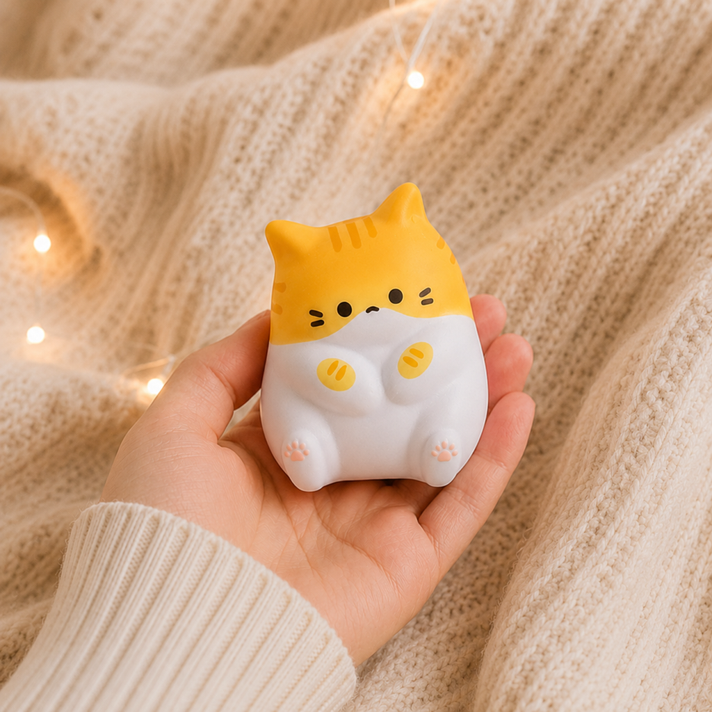 Chat Squishy Dodu Coloré
