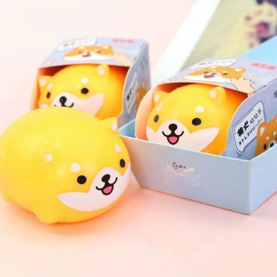Jouet Squishy en Forme de Shiba Inu