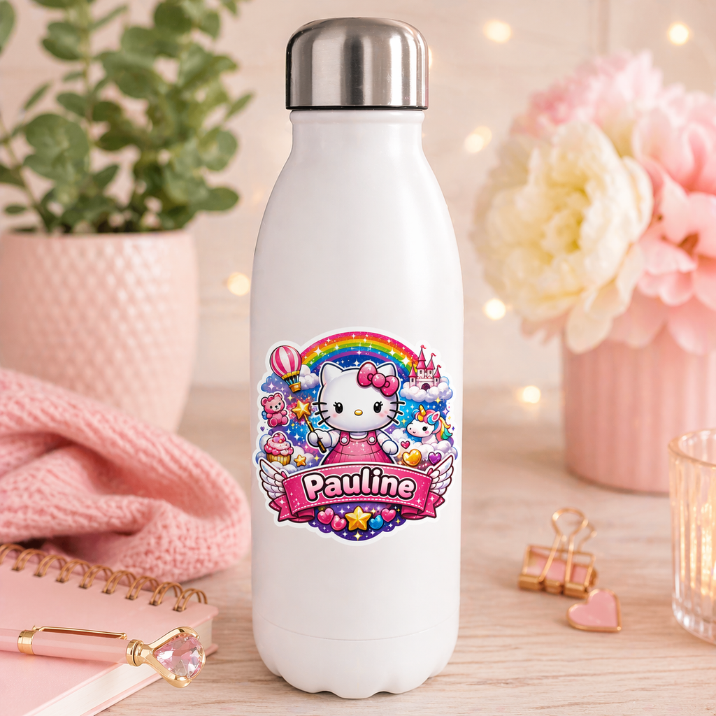Autocollant Hello Kitty Magique Personnalisable