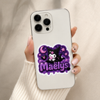 Autocollant 3D Kuromi Personnalisé Gothique et Kawaii