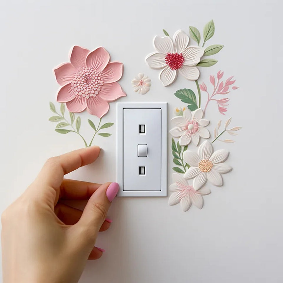 Sticker Mural aux Fleurs